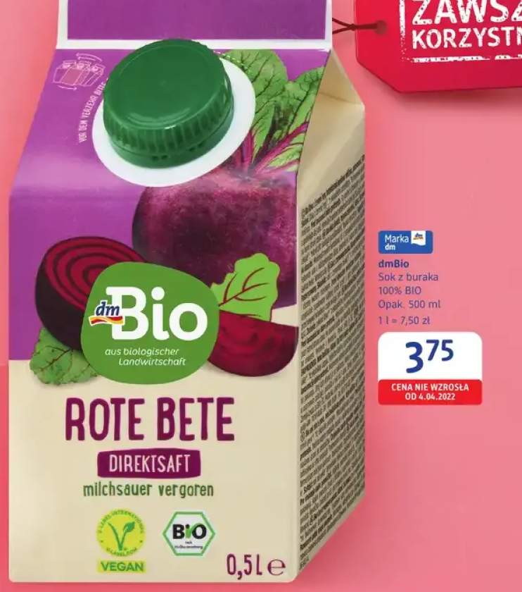 sok z buraków czerwonych