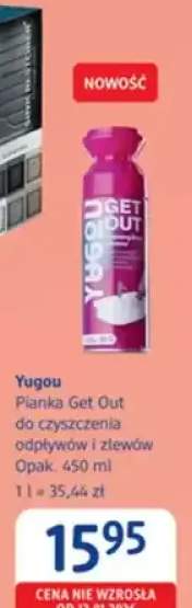 Pianka Get Out do czyszczenia odpływów i zlewów