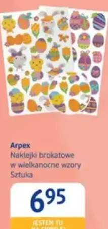 Naklejki brokátowe w wielkanocne wzory