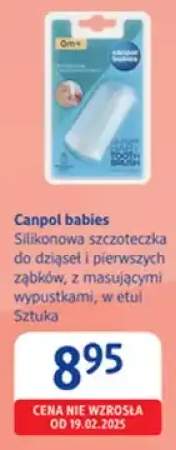 Silikonowa szczoteczka do dziąsek i pierwszych ząbków, z masującymi wypustkami, w etui