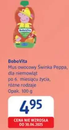 Mus owocowy Świnka Peppa, dla niemowląt po 6. miesiącu życia, różne rodzaje