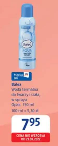 Woda termalna do twarzy i ciała, w sprayu