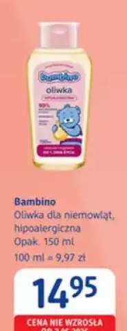 Oliwka dla niemowląt, hipoalergiczna