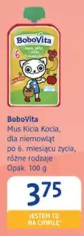 Mus Kicia Kocia dla niemowląt po 6. miesiącu życia BoboVita
