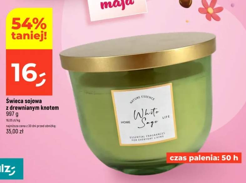 świeca sojowa