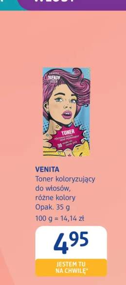 Toner koloryzujący do włosów VENITA