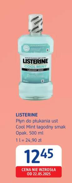 Płyn do płukania ust LISTERINE Cool Mint łagodny smak
