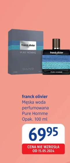 Woda perfumowana Franck Olivier Pure Homme męska