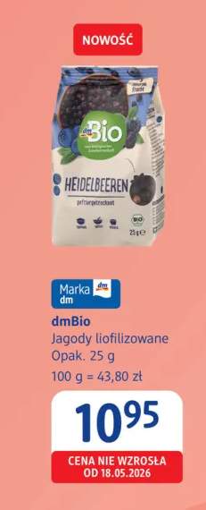 Jagody liofilizowane dmBio