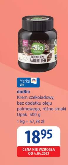 Krem czekoladowy dmBio