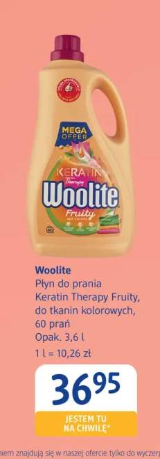 Płyn do prania Woolite Keratin Therapy Fruity