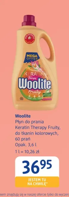 Płyn do prania Woolite Keratin Therapy Fruity
