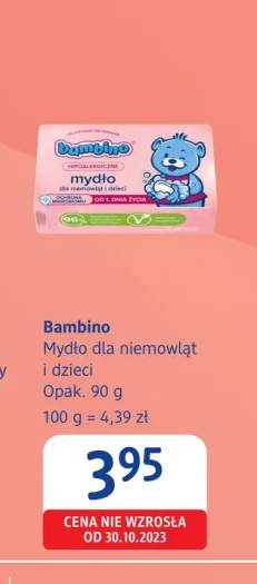 Mydło dla niemowląt i dzieci Bambino