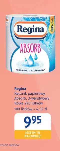 Ręcznik papierowy Regina Absorb 3-warstwowy