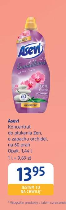 Koncentrat do płukania Asevi Zen o zapachu orchidei