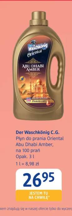 Płyn do prania Der Waschkönig C.G. Oriental Abu Dhabi Amber