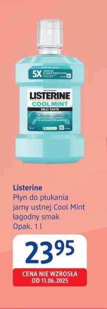 Płyn do płukania jamy ustnej Listerine Cool Mint łagodny smak