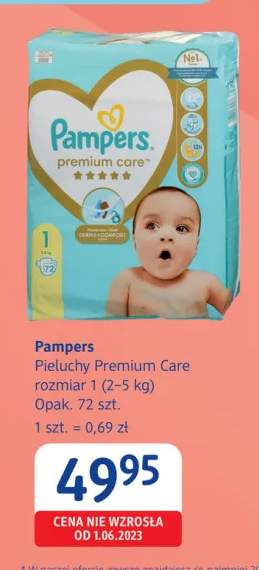 Pieluchy Premium Care rozmiar 1 Pampers