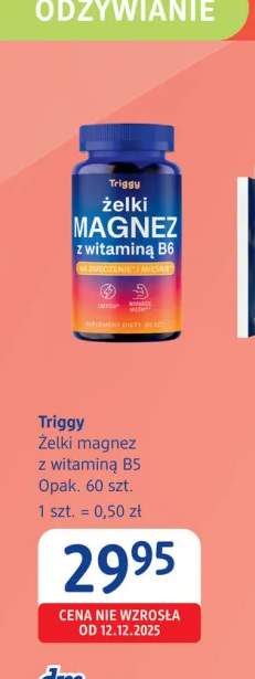 Żelki magnez z witaminą B6 Triggy