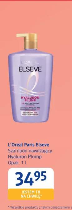 Szampon nawilżający Hyaluron Plump L'Oréal Paris Elseve