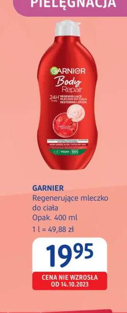Regenerujące mleczko do ciała Garnier