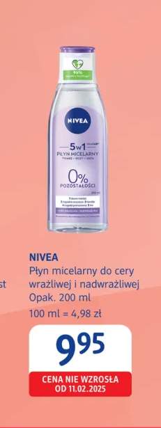 Płyn micelarny do cery wrażliwej i nadwrażliwej Nivea
