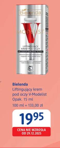 Liftingujący krem pod oczy V-Modelist Bielenda